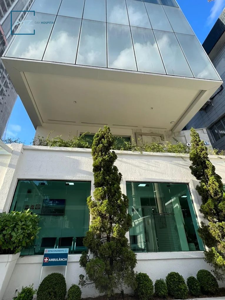 Fachada do ATZ Day Hospital em Santos