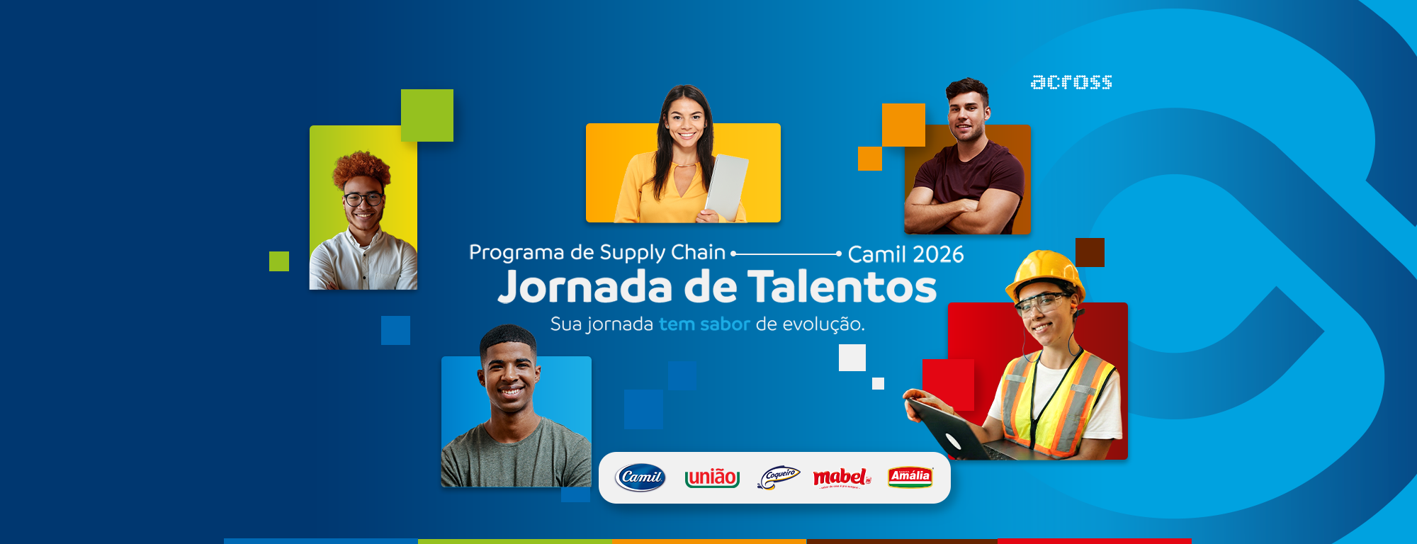 Programa de Supply Chain Camil 2026 — Jornada de Talentos — Sua jornada tem sabor de evolução