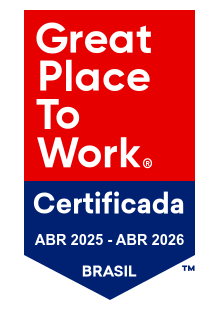 Great Place to Work - Certificada ABR 2025 - ABR 2026 - Brasil